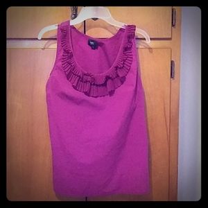 ⚡ ruffle front tank top blouse ⚡